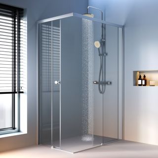 Душевой уголок AM.PM X-Joy W94G-403-12080-MТ 120х80 профиль хром матовый стекло прозрачное